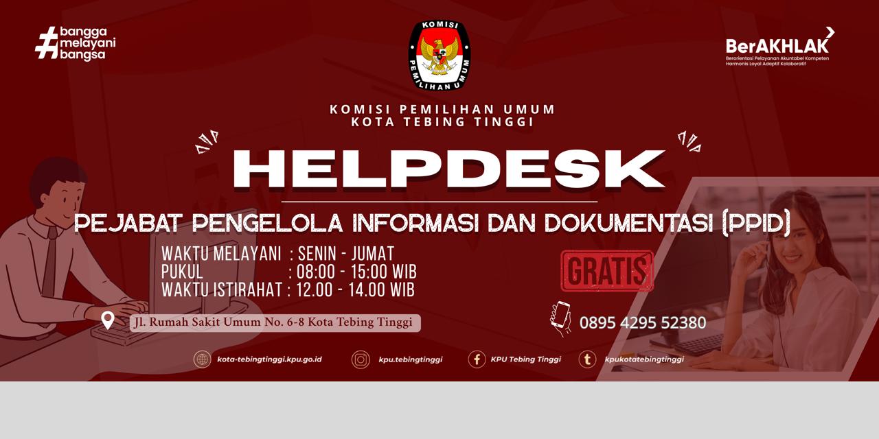 HELPDESK KPU KOTA TEBING TINGGI